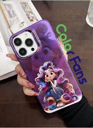 Purple/Cartoon Girl