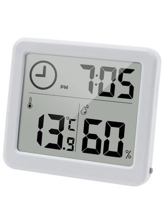 Digital Thermo-Hygrometer Indoor Room Thermometer Hygrometer 3.2” Large LCD Screen Desktop with Temperature and Humidity Monitor Meter Gauge Clock (white) - pzsku/Z35EA21BDD5A93444E121Z/45/_/1670942754/701ebed7-a71c-4944-b9e4-b4a965348078