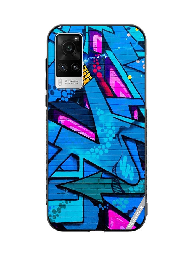 VR CREATIVE Protective Case Cover For Vivo X60 Pro Graffitti Artwork Design Multicolour - Image 1