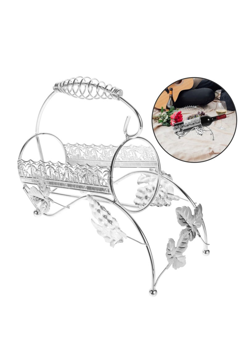 Excefore - Tabletop Wine Rack, Wine Bottle Holder Metal Creative Butterfly Shaped, Freestanding Countertop Wine Rack and Wine Bottle Storage, Wine Gifts Home Bar Decor Crafts - Image 1