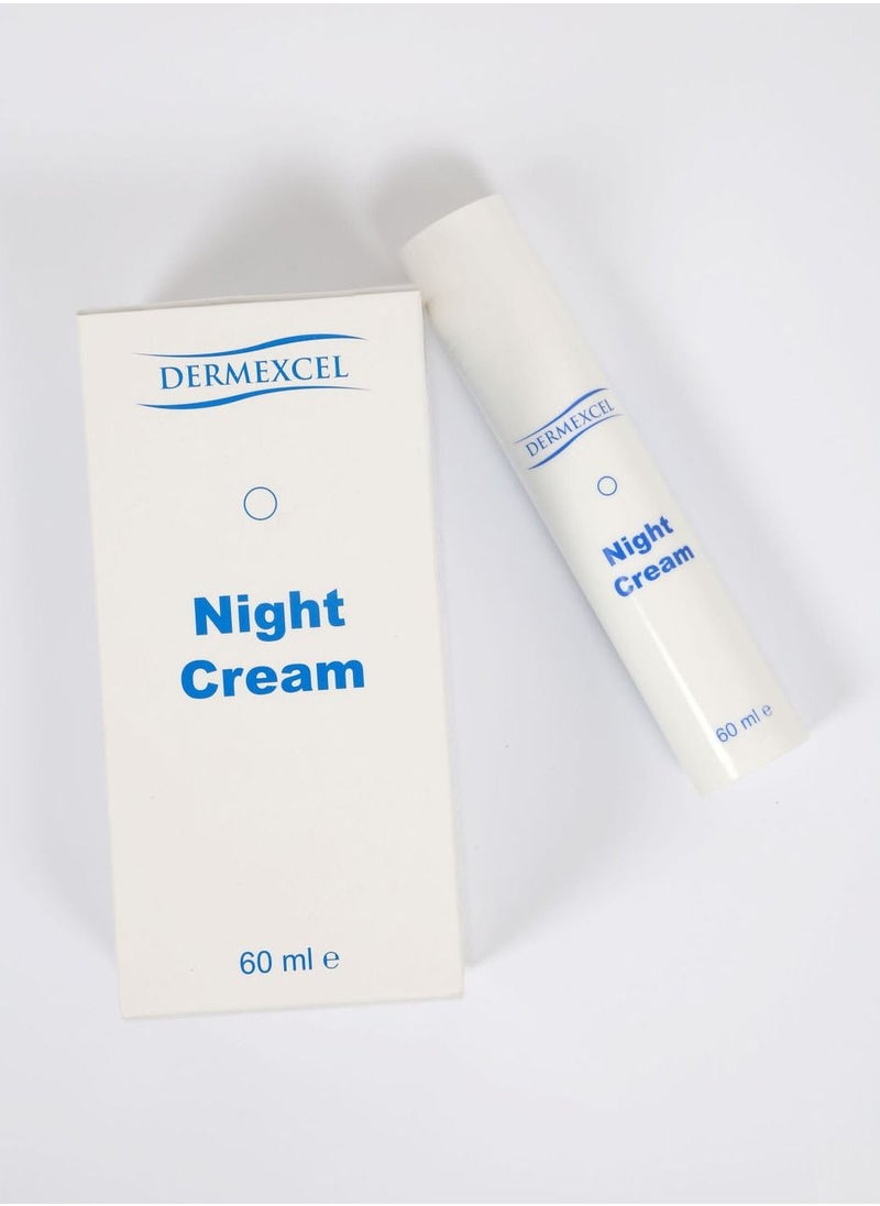 Dermexcel Dermexcel Night Cream 60ml - Anti-aging night cream - Brightening Night Cream - Night cream For Pores - Fairness Cream For Face - Night Cream For Open Pores & Pigmentation - Rejuvenating Night Cream  - Image 1