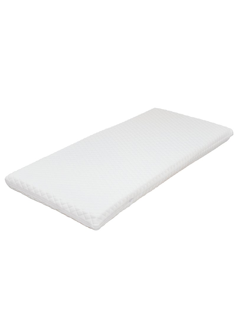 Moon Baby Quilted Crib Mattress - 0M+, White - Image 1