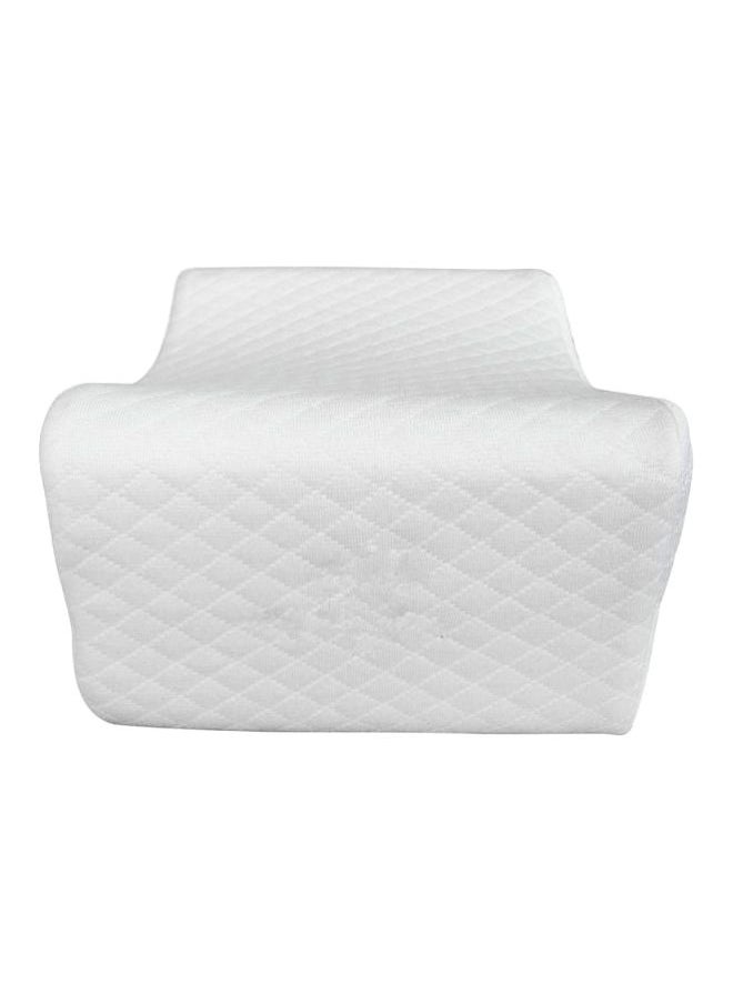 Generic - Foam Sciatic Nerve Pain Relief Knee Pillow cotton White 24x21x14.5cm - Image 1