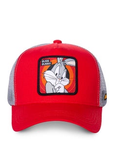 Freegun Looney Tunes Bugs Bunny 1 Mesh Trucker Cap Red