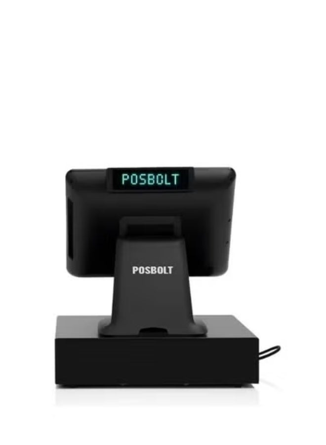 بوسبورت مجموعة نظام نقاط البيع (POS) للمطاعم من POSBOLT شاملة البرنامج (معالج i5، ذاكرة RAM سعة 8 جيجابايت، قرص SSD سعة 256 جيجابايت، شاشة تعمل باللمس مقاس 15 بوصة مع شاشة عرض للعميل VFD) - Image 3