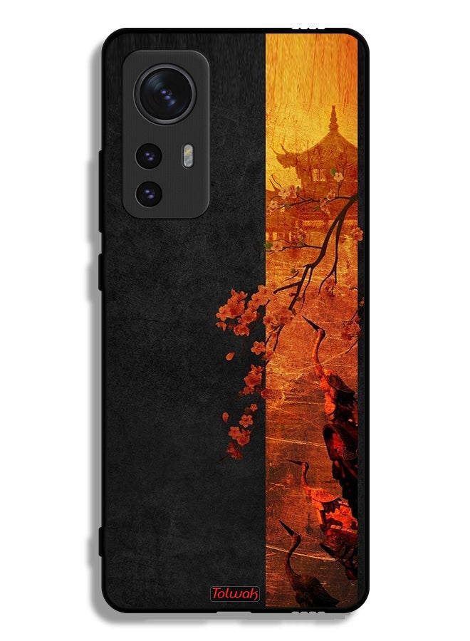 Tolwak Xiaomi 12X Protective Case Cover Autumn Colors Art - Image 2