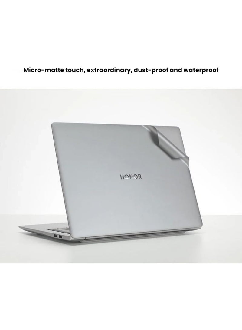 general Laptop Decal Kit Compatible with Honor MagicBook Pro 14 AI (2025), Four-Sided PVC Scratch-Resistant Wear-Proof Protective Film [Residue-Free] - Image 5