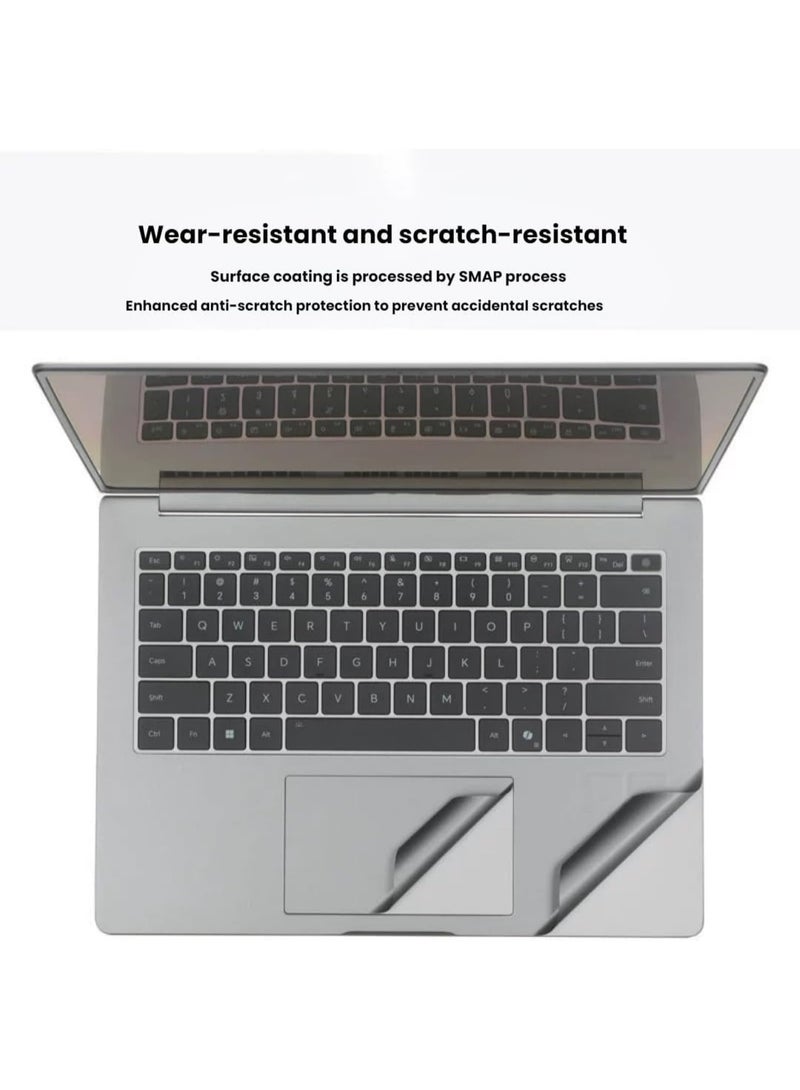 general Laptop Decal Kit Compatible with Honor MagicBook Pro 14 AI (2025), Four-Sided PVC Scratch-Resistant Wear-Proof Protective Film [Residue-Free] - Image 4