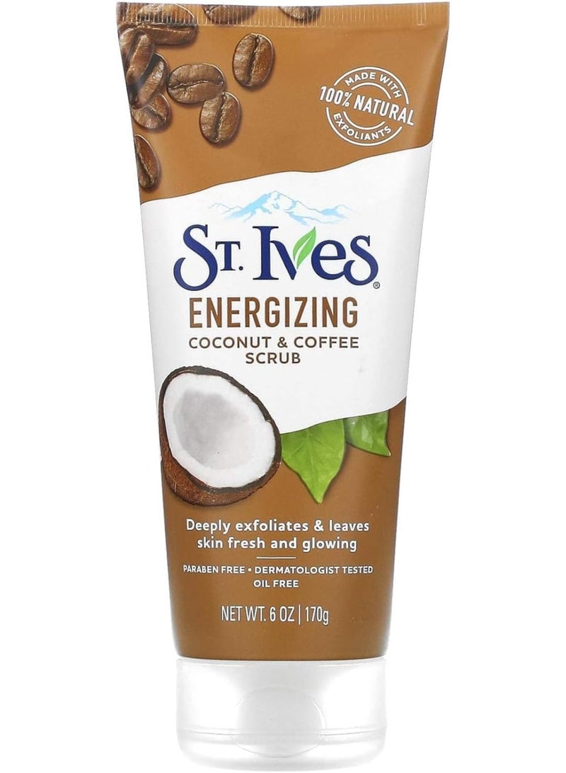 سانت إيفز سانت آيفز مقشر الوجه المنعش بجوز الهند والقهوة من – 170 جم