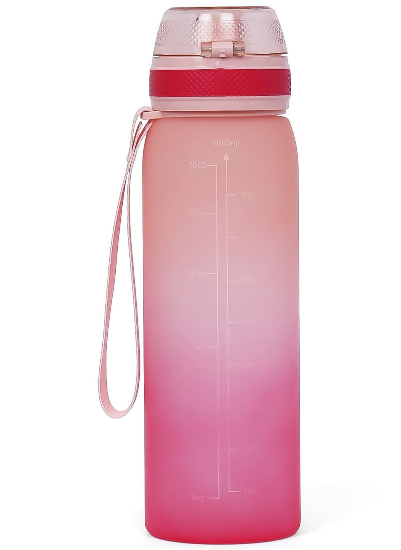 Eazy Kids Kids Water Bottle 1000ml - Pink  - Image 2
