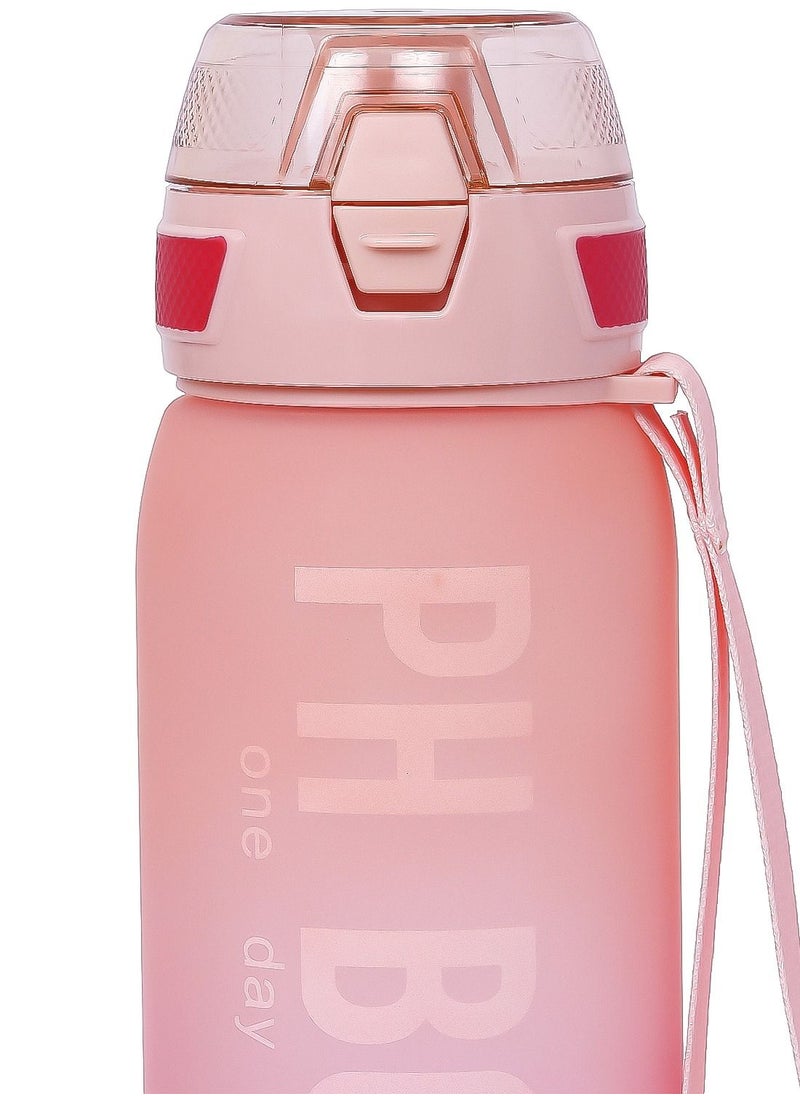 Eazy Kids Kids Water Bottle 1000ml - Pink  - Image 3