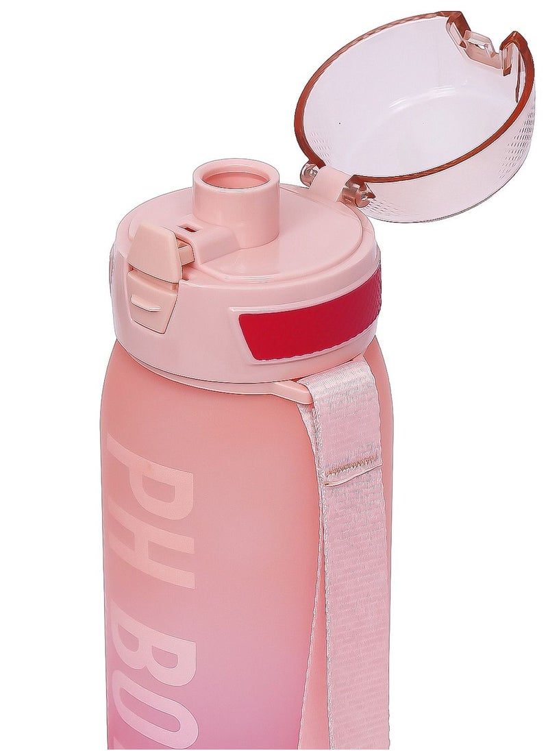 Eazy Kids Kids Water Bottle 1000ml - Pink  - Image 5