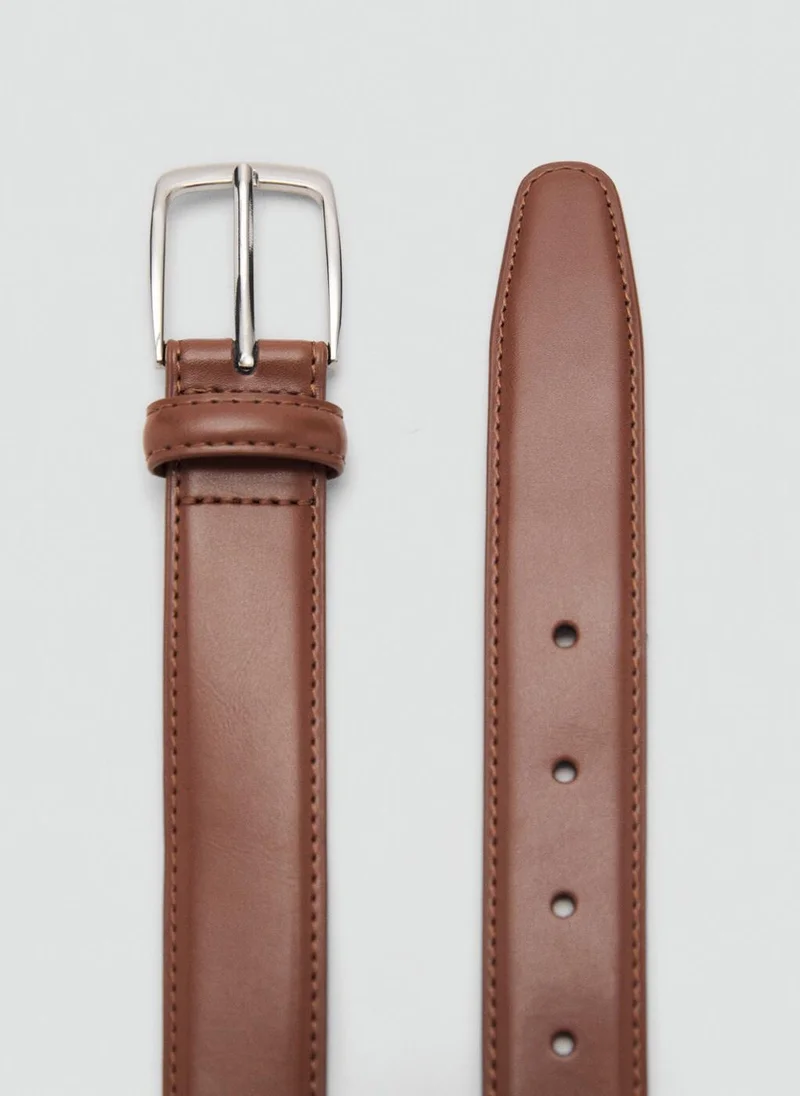 Mango Man Nappa Leather Belt