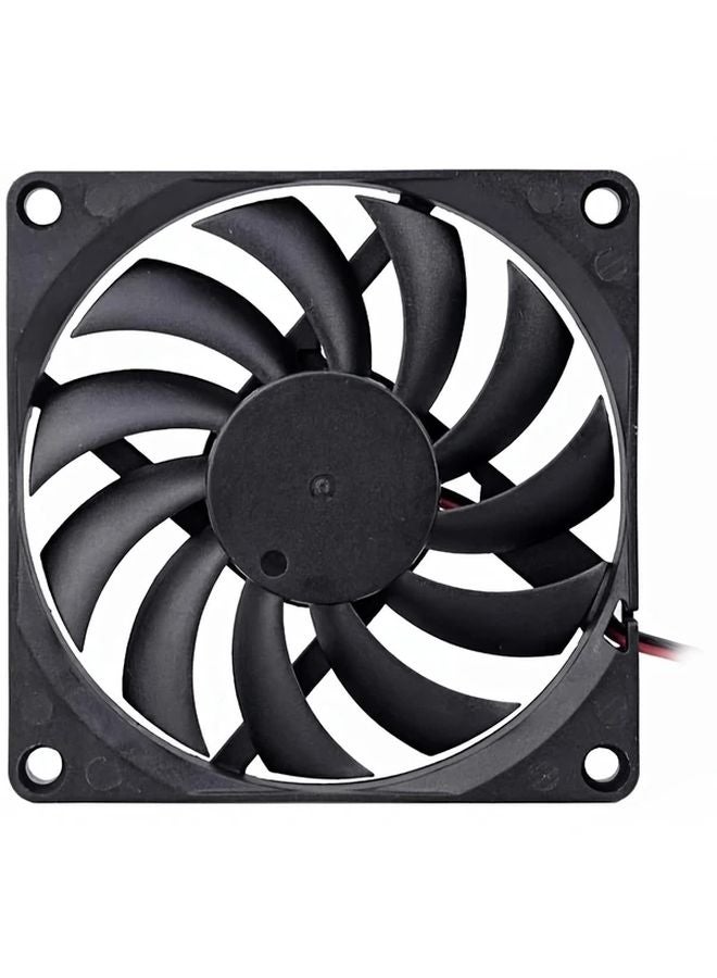 80mmx80mmx10mm 8010 DC Cooling Fan 24V Black 5V 12V - Image 5