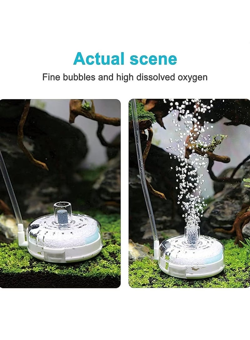 JIMATOR Mini Aquarium Sponge Filter, Fish Tank Water Filter, Small Internal Fish Tank Filter Detachable Submersible Filter with Air Stone Suitable for 2-6 Gallon Tank (Air Pumps Not Included) - Image 2