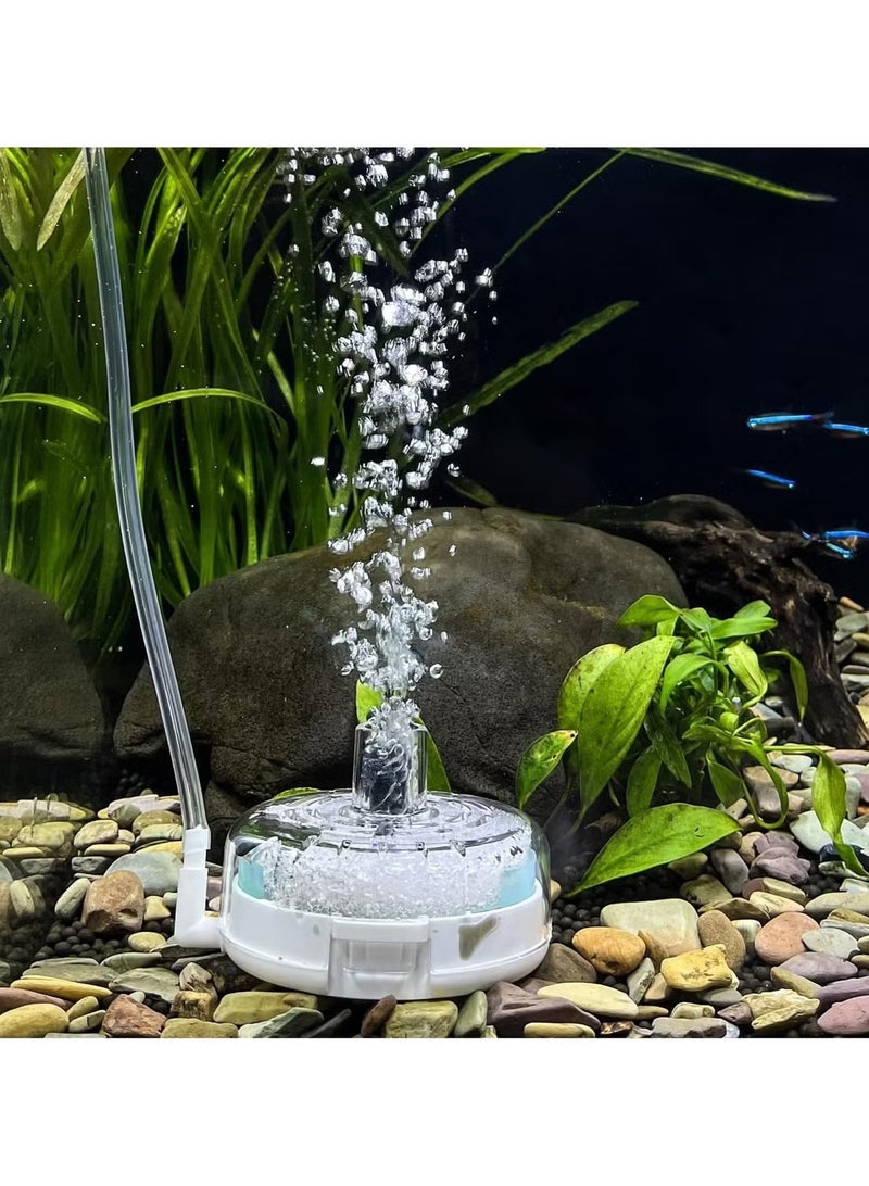 JIMATOR Mini Aquarium Sponge Filter, Fish Tank Water Filter, Small Internal Fish Tank Filter Detachable Submersible Filter with Air Stone Suitable for 2-6 Gallon Tank (Air Pumps Not Included) - Image 4
