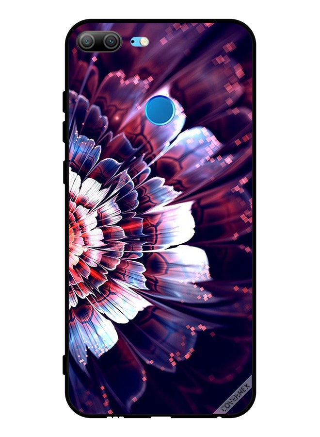Covernex Protective Case Cover For Honor 9 Lite Reflected Big Flower On Left Side - Image 1