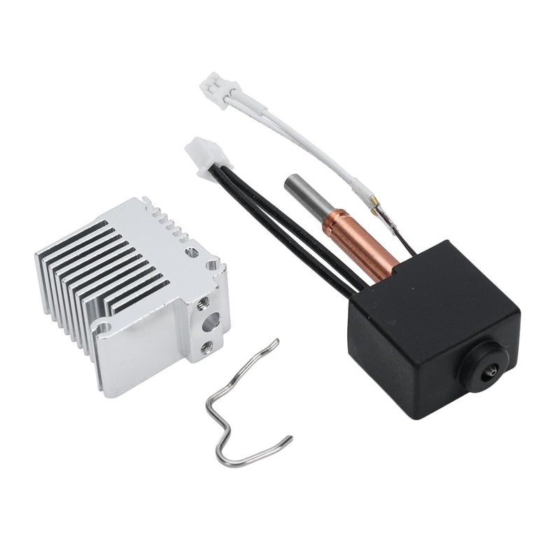 0 6mm Hotend Kit With Heating Block Heat Sink And Hard Steel Nozzle For 3D Printer - Image 1