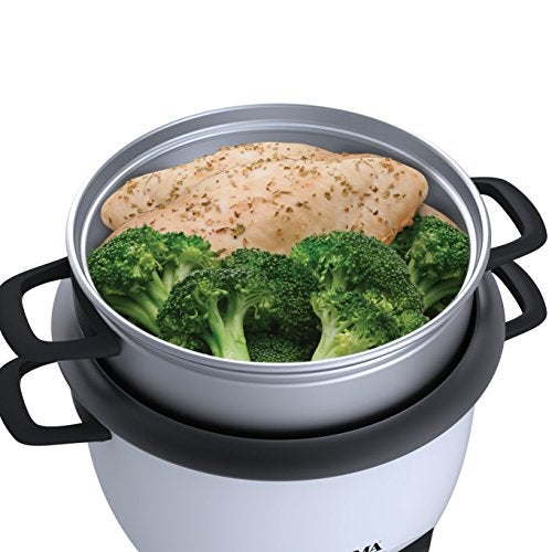 Aroma Housewares 14-Cup (Cooked) (7-Cup UNCOOKED) Pot Style Rice Cooker and Food Steamer (ARC-747-1NG),White - Image 4