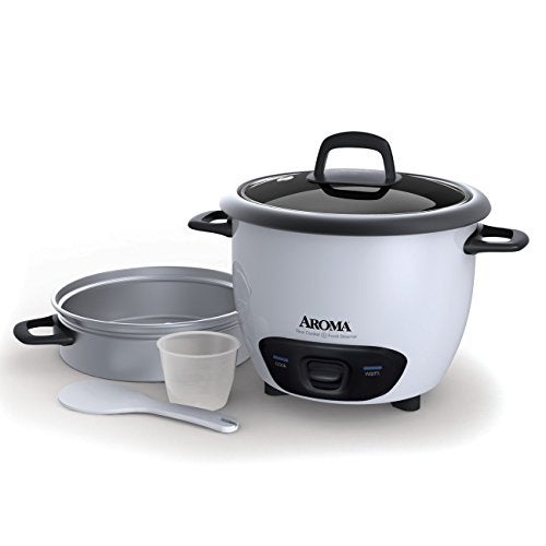 Aroma Housewares 14-Cup (Cooked) (7-Cup UNCOOKED) Pot Style Rice Cooker and Food Steamer (ARC-747-1NG),White - Image 3