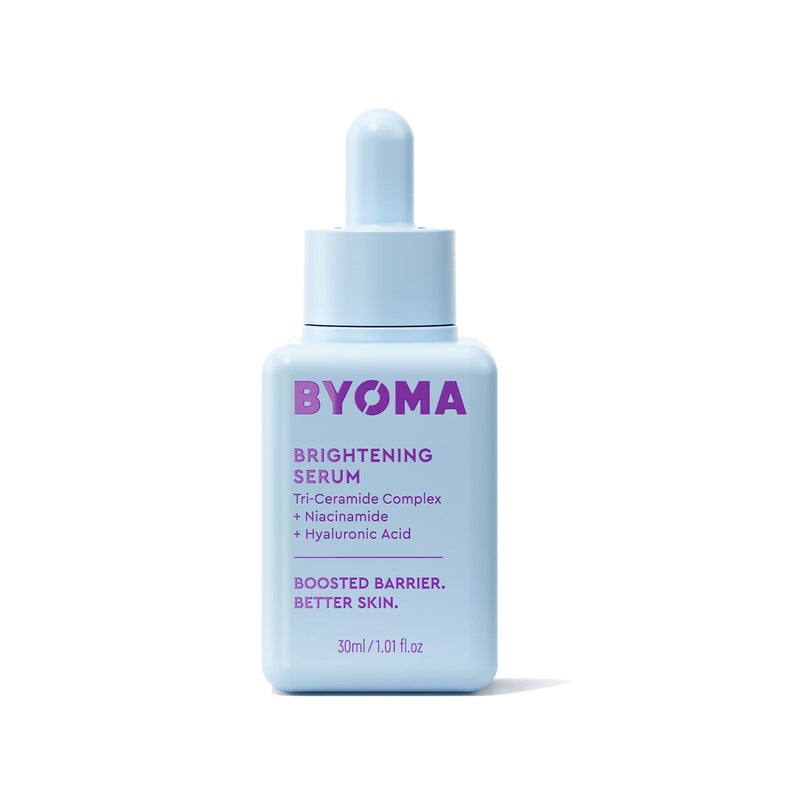 BYOMA Brightening Serum  Barrier Repair Serum  Brightening  Hydrating Face Serum with Hyaluronic Acid Niacinamide  Ceramides  Hyaluronic Acid Serum For Face Glowing Radiant Skin  101 fl oz
