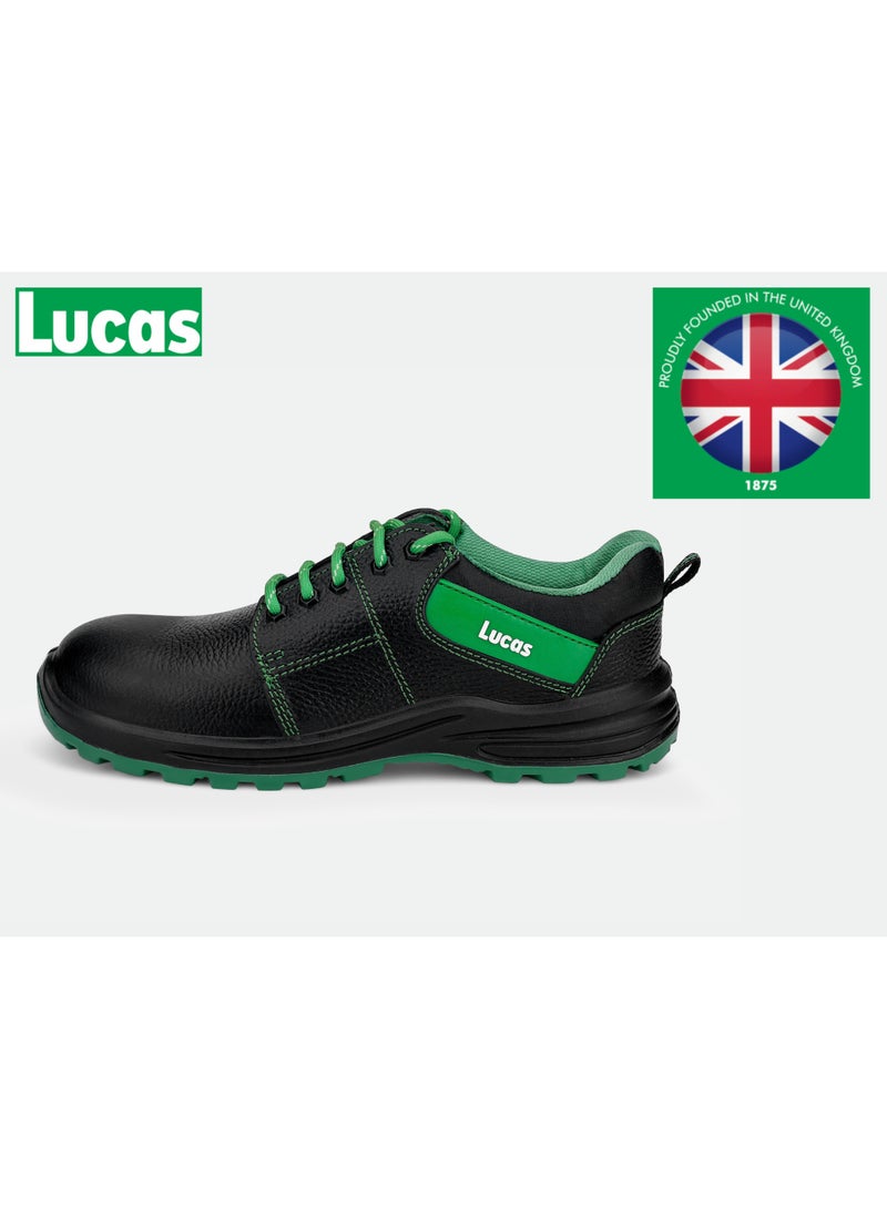 لوكاس يسرنا أن نقدم لكم أحذية لوكاس للسلامة - تجدون في المرفق مواصفات أحدث إضافة إلى خط أحذية السلامة عالية الأداء لدينا، والذي طورته لوكاس، العلامة التجارية البريطانية الشهيرة التي تحتفل بفخر بمرور 150 عامًا على التميز الهندسي في عام 2025.  بإرثها العريق المبني على الثقة والابتكار، صُممت أحذية لوكاس للسلامة لتوفير الراحة والحماية والمتانة في بيئات العمل الأكثر تطلبًا - مثالية لقطاعات مثل البناء والتصنيع والخدمات اللوجستية والسيارات.  لماذا تختار أحذية لوكاس للسلامة؟  • إرث بريطاني عريق يمتد لـ 150 عامًا - جودة موثوقة منذ عام 1875  • ميزات أمان متقدمة - أحذية لوكاس للسلامة مزودة بأغطية أصابع فولاذية ومقاومة للانزلاق  • راحة استثنائية - حذاء لوكاس للسلامة الصناعية بتصميم مريح مع مواد تسمح بمرور الهواء  • متانة مثبتة - أحذية لوكاس للسلامة للرجال والنساء مصممة لأداء يدوم طويلًا - Image 3