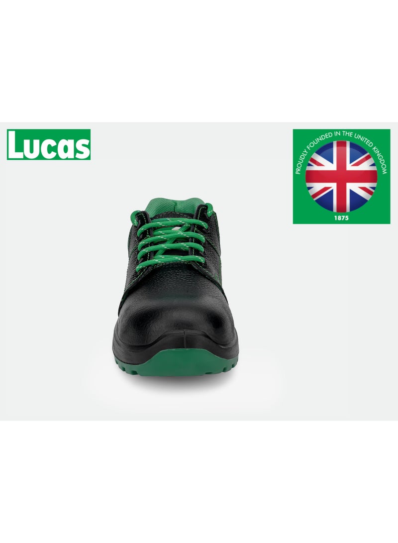 لوكاس يسرنا أن نقدم لكم أحذية لوكاس للسلامة - تجدون في المرفق مواصفات أحدث إضافة إلى خط أحذية السلامة عالية الأداء لدينا، والذي طورته لوكاس، العلامة التجارية البريطانية الشهيرة التي تحتفل بفخر بمرور 150 عامًا على التميز الهندسي في عام 2025.  بإرثها العريق المبني على الثقة والابتكار، صُممت أحذية لوكاس للسلامة لتوفير الراحة والحماية والمتانة في بيئات العمل الأكثر تطلبًا - مثالية لقطاعات مثل البناء والتصنيع والخدمات اللوجستية والسيارات.  لماذا تختار أحذية لوكاس للسلامة؟  • إرث بريطاني عريق يمتد لـ 150 عامًا - جودة موثوقة منذ عام 1875  • ميزات أمان متقدمة - أحذية لوكاس للسلامة مزودة بأغطية أصابع فولاذية ومقاومة للانزلاق  • راحة استثنائية - حذاء لوكاس للسلامة الصناعية بتصميم مريح مع مواد تسمح بمرور الهواء  • متانة مثبتة - أحذية لوكاس للسلامة للرجال والنساء مصممة لأداء يدوم طويلًا - Image 1