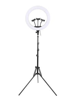 Mog Ring Light With Photography tripod Stand And Remote Control for tiktok snapchat youtube online streaming 22-inch Big light LJJ-22 with Remote Black