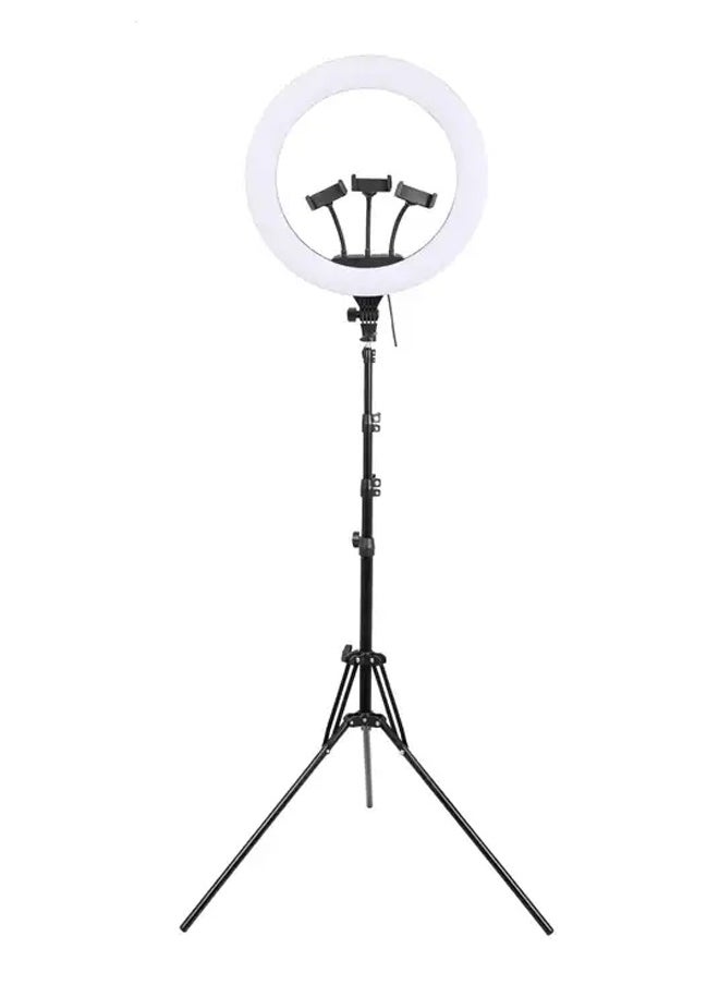 MOG - Mog Ring Light With Photography tripod Stand And Remote Control for tiktok snapchat youtube online streaming 22-inch Big light LJJ-22 with Remote Black - Image 1