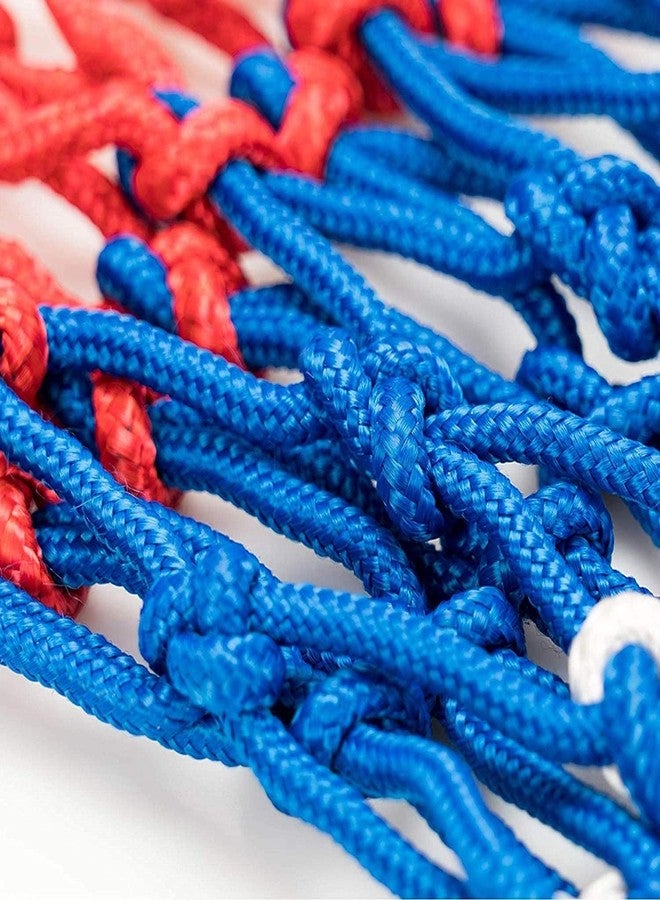 إيه إس طوق كرة سلة احترافي ممتاز بحجم قياسي مع شبكة برتقالية متينة لسبع مباريات كرة سلة - Image 4