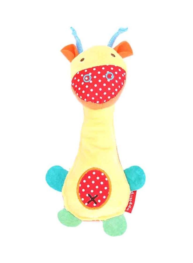 NIBEMINENT Giraffe Shaped Rattle Toy