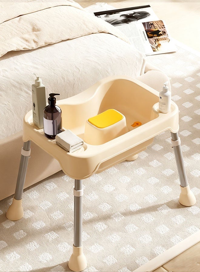 Washing Hair Basin,Portable Folding Shampoo Basin With Adjustable bracket and Drain Hose, Baby Shampoo Basin Portable Shampoo Bowl for The Pregnant Woman - Image 2