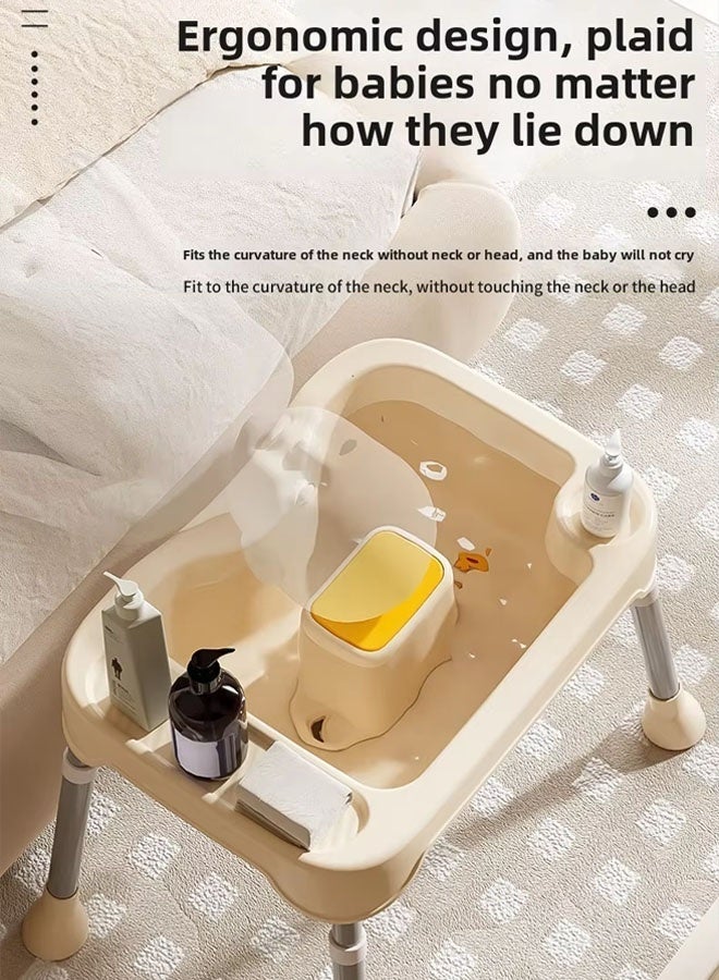 Washing Hair Basin,Portable Folding Shampoo Basin With Adjustable bracket and Drain Hose, Baby Shampoo Basin Portable Shampoo Bowl for The Pregnant Woman - Image 4