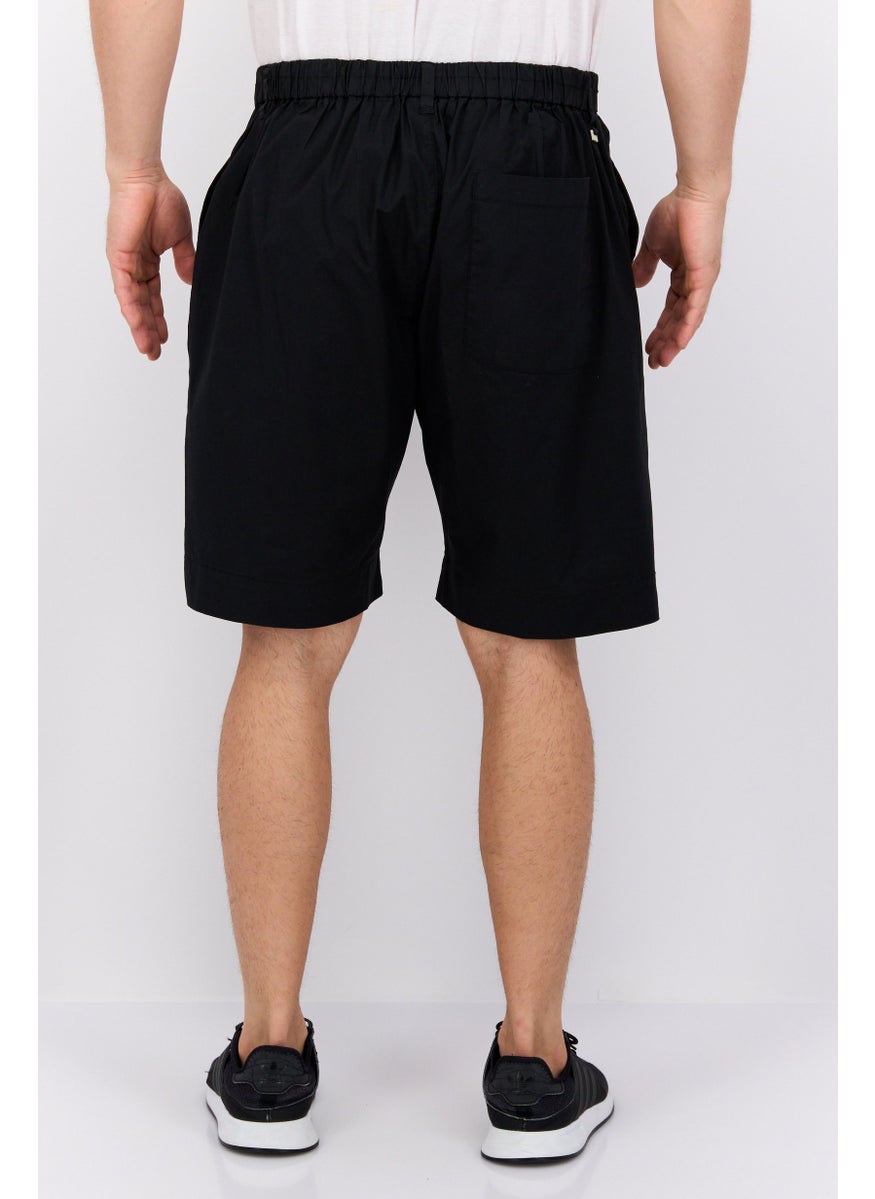 Sorbino Men Drawstring Solid Basic Short, Black  - Image 2