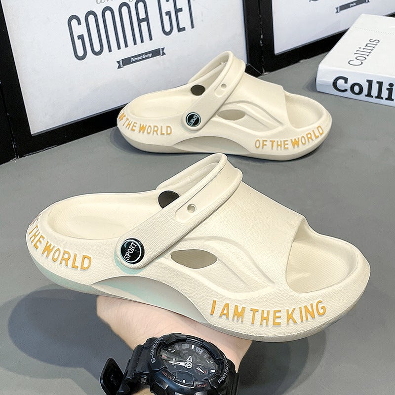 Dachang Children'S Slippers Summer Girls' And Boys' Non-Slip Baotou Soft Sole Cave Shoes Baby'S Slip-On Feeling Sandals - Image 3