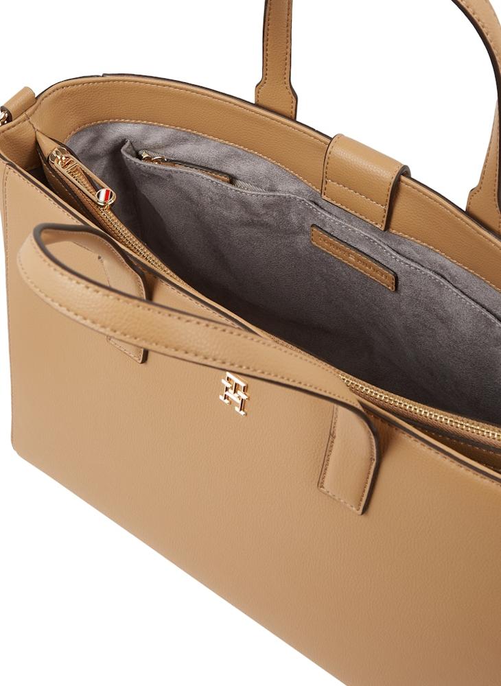 TOMMY HILFIGER Logo Detail Zip Over Tote  - Image 4