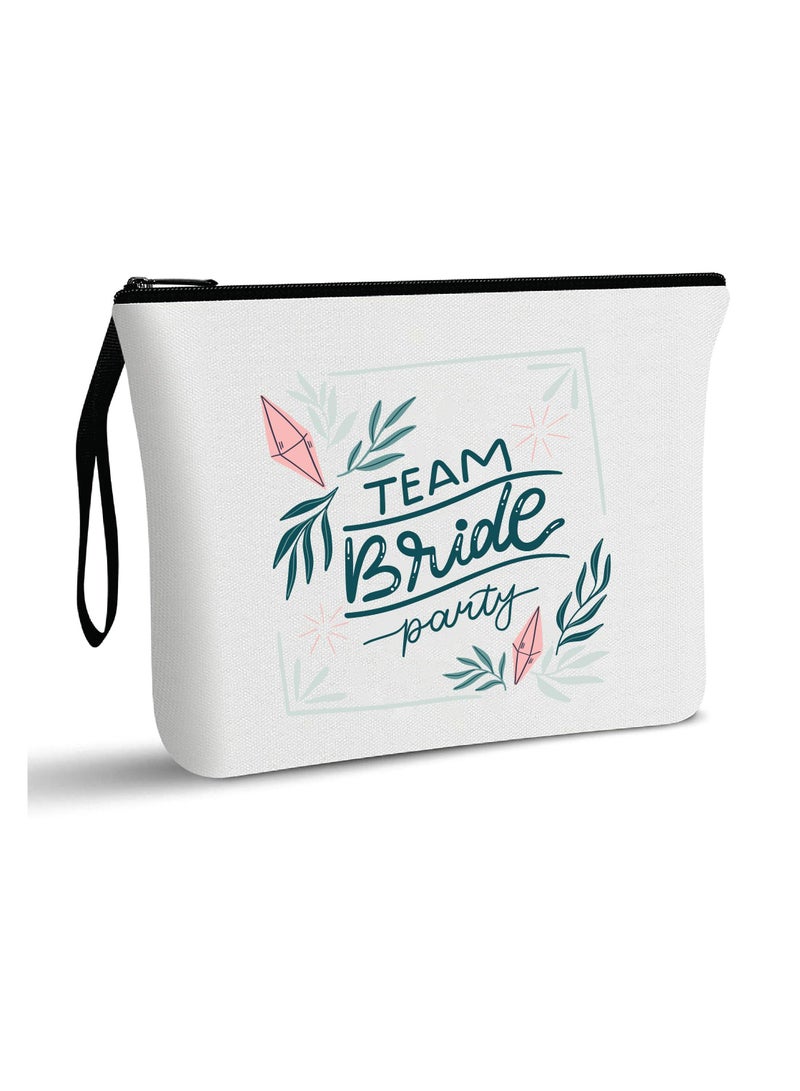 برينت شوب فور مي حقائب مستحضرات التجميل الخاصة بفريق العروس ليوم زفافك - هدايا وصيفات العروس - حقائب مكياج للعروس - هدايا لحفلات الزفاف - Image 1