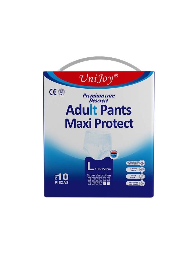 يوني جوي العناية المتميزه حفاظات كبار مقاس كبير من 80 سم الي 130 سم عدد 10 لباس - Image 3