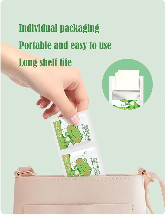 SOLARAE Mosquito Repellent Wipes, Natural Mosquito Bug Repellent Wipes With Botanical Extracts, Long lasting, Free Travel A box of 30 tablets Individually Wrapped Wipes - Image 4