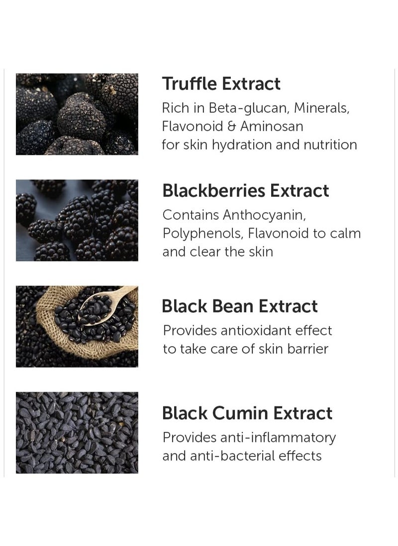 DearKlairs DearKlairs Gentle Black Facial Cleanser, 4.73 Fl Oz | Vegan, low pH, Hydrating Finish, 99% Fine Dust Removal, A Creamy foam cleanser, daily face wash  - Image 5
