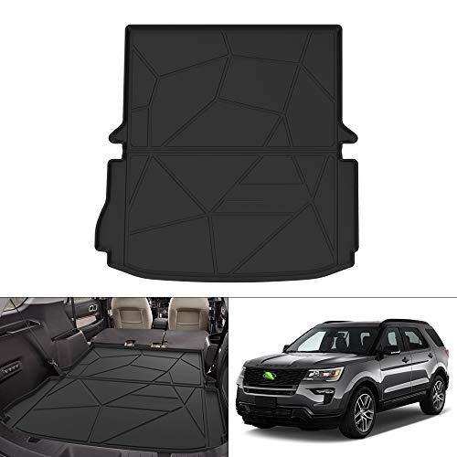 KUST Cargo Mat for 2011-2019 Ford Explorer Cargo Liner All Weather Trunk Floor Mat Black TPO Non-Slip - Image 1