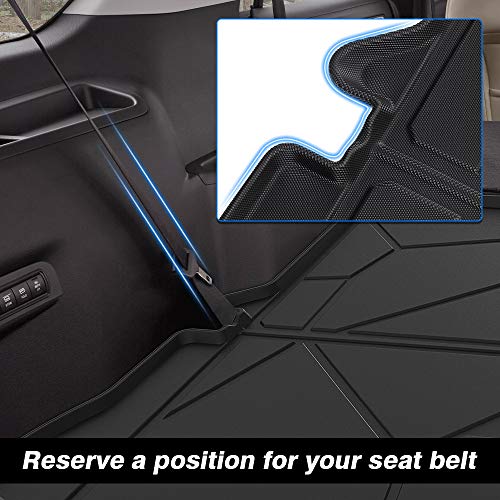 KUST Cargo Mat for 2011-2019 Ford Explorer Cargo Liner All Weather Trunk Floor Mat Black TPO Non-Slip - Image 4