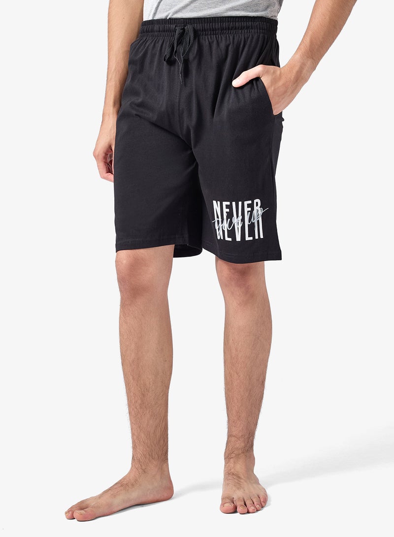 سفنتي فايف طقم بيجامة تي شيرت وشورت - Image 4