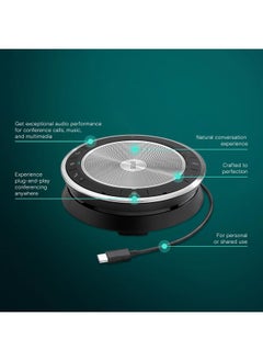 EPOS Expand SP 30T (1000225) Portable Bluetooth Speakerphone - Instant Conferencing Anywhere - Sound-Enhanced - PC, Mobile Phone & Softphone Connection  - Image 2