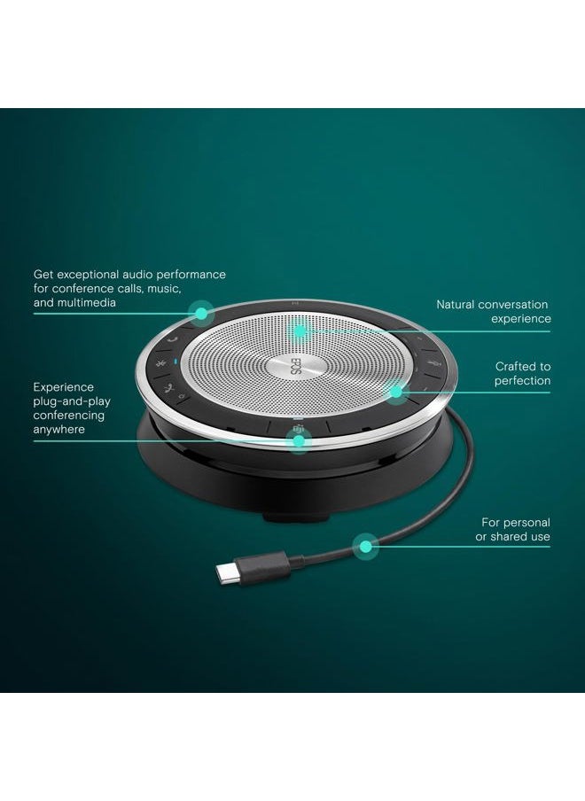 EPOS - Expand SP 30T (1000225) Portable Bluetooth Speakerphone - Instant Conferencing Anywhere - Sound-Enhanced - PC, Mobile Phone & Softphone Connection - Image 1