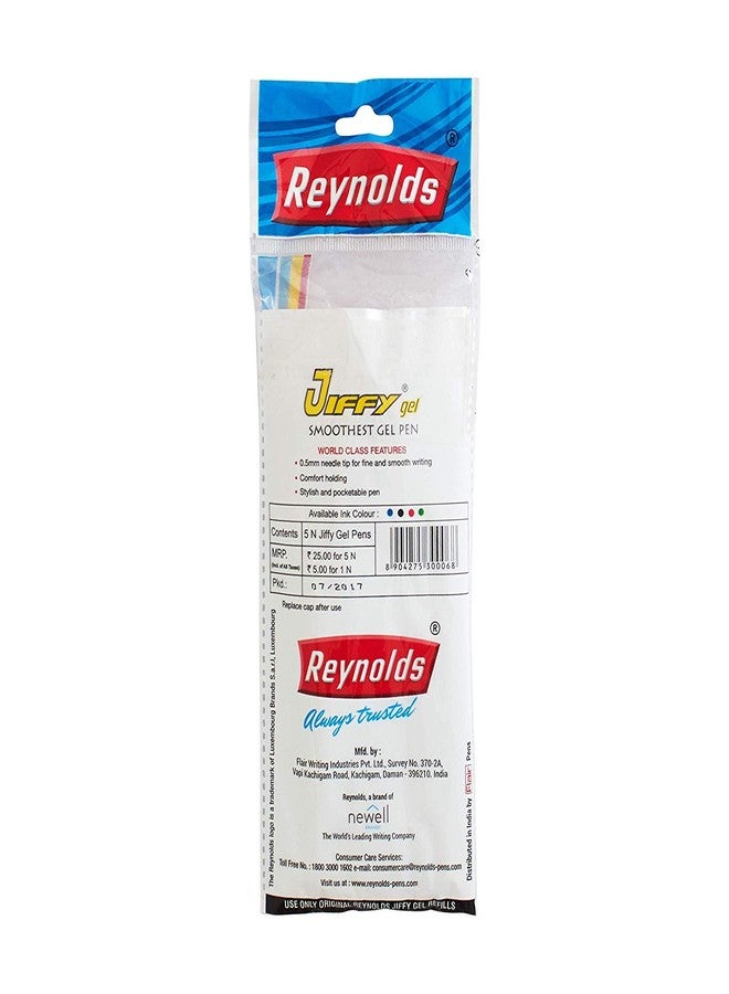 Reynolds Jiffy 0.5 mm Needle Point Gel Pens - Pack of 40 (Black) - Image 5