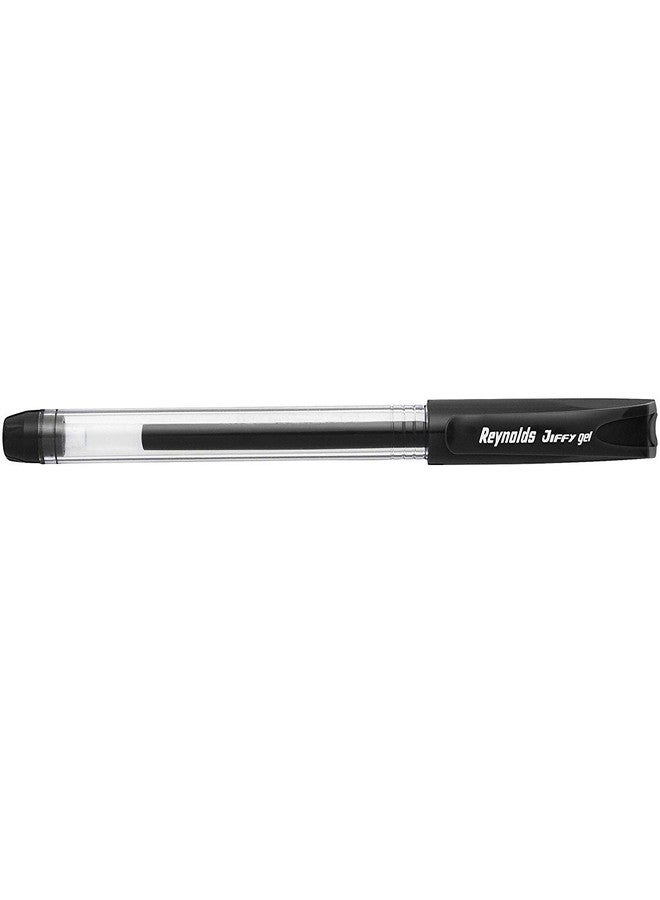Reynolds Jiffy 0.5 mm Needle Point Gel Pens - Pack of 40 (Black) - Image 4