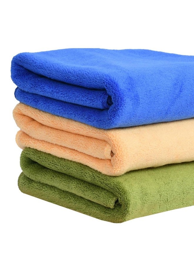 ينسج الأصفر مناشف يد من الألياف الدقيقة فائقة النعومة من Yellow Weaves، مناشف للصالة الرياضية والتمارين الرياضية، 400 جرام لكل متر مربع، مجموعة من 3 قطع، متعددة الألوان - Image 5