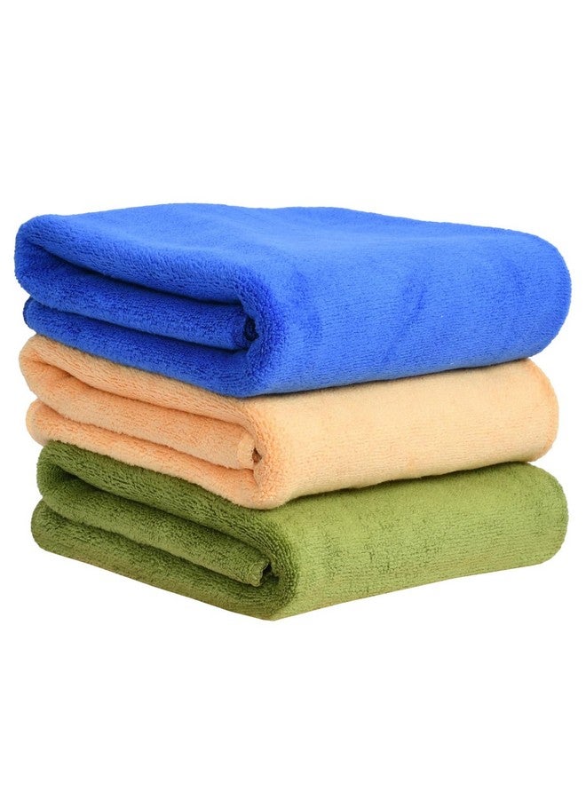 ينسج الأصفر مناشف يد من الألياف الدقيقة فائقة النعومة من Yellow Weaves، مناشف للصالة الرياضية والتمارين الرياضية، 400 جرام لكل متر مربع، مجموعة من 3 قطع، متعددة الألوان - Image 1