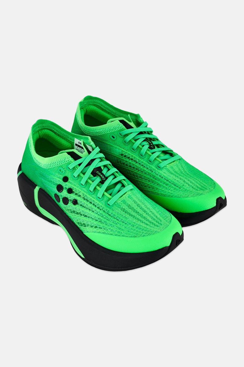 Craft Women Nordlite Tempo Lace Up Running Shoes, Green - Image 2